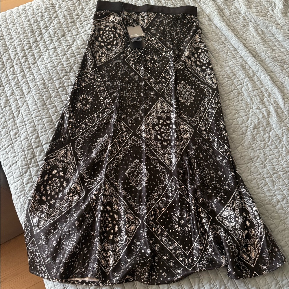 Rails Berlin Midnight Bandana Midi Skirt